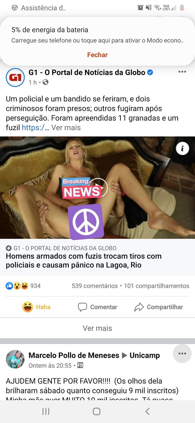 Erro no Facebook exibe imagem pornô em links compartilhados - MS Notícias