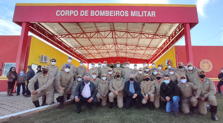 Bombeiros de Santa Rita. Foto: Edemir Rodrigues