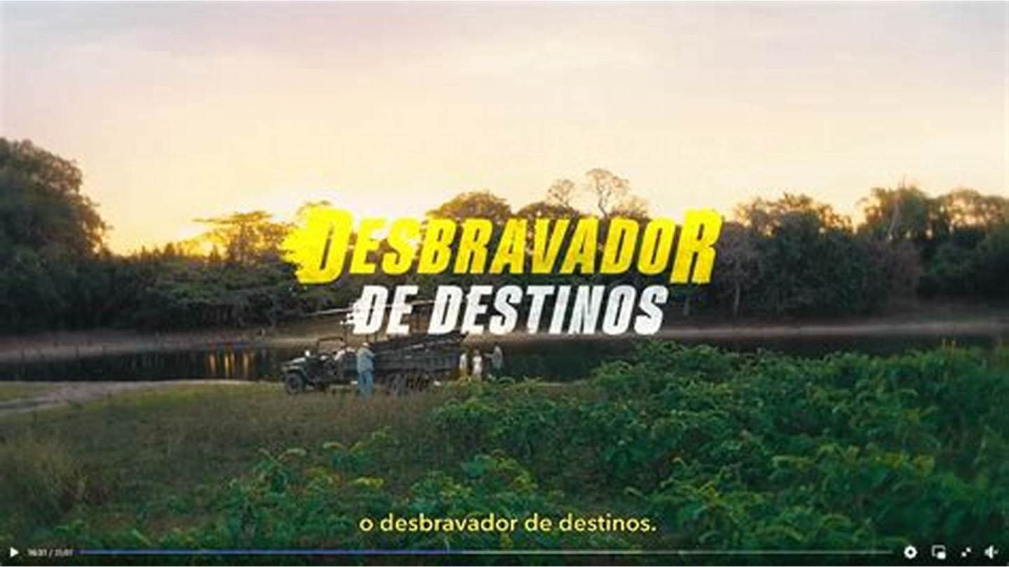 Print do vídeo ainda inédito sobre o turismo de MS.  