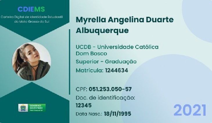 Carteira de Estudante Digital