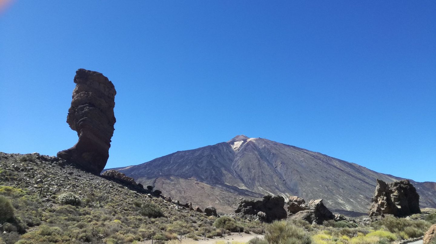O pico Teide, ponto culminante da Espanha.