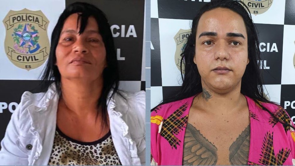 Mãe e filha foram presas por envolvimento em morte de homem  Foto: Reprodução 