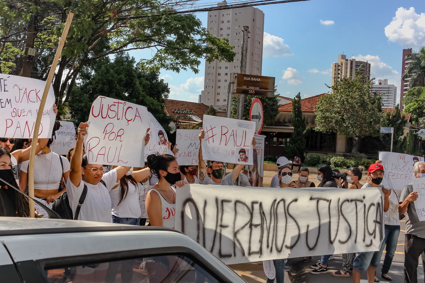 Local de onde partiu a manifestação pacífica pela prisão do mestre de capoeira. Foto: Tero Queiroz