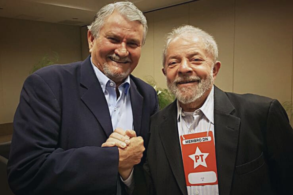 Lula e Zeca no tabuleiro da política em 2022. Foto: Reprodução 