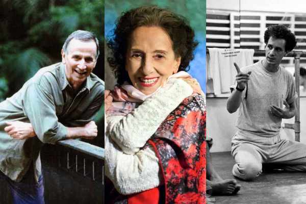 Da esquerda para direita: Klauss, a esposa Angel e o filho,