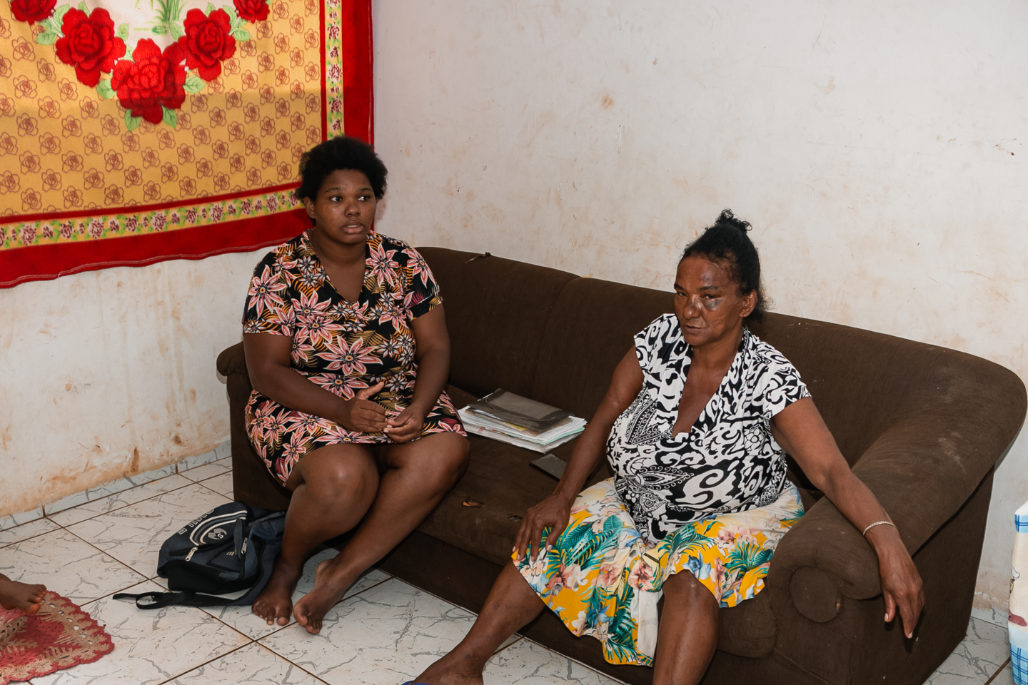 Essas são Camila e a mãe, Maria Alves Lourenço, de 59 anos. Foto: Tero Queiroz
