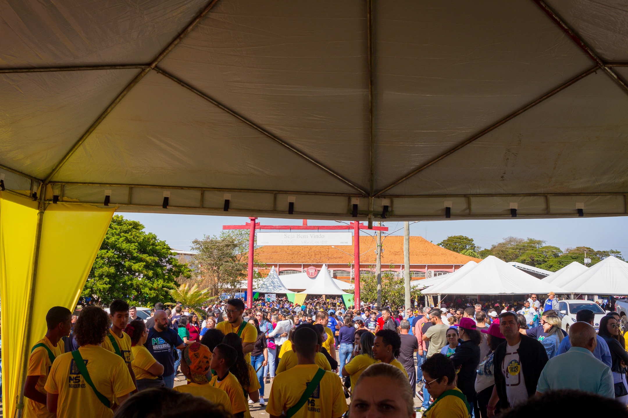 Centenas de milhares de apoiadores foram à convenção de Marquinhos Trad. Foto: Tero Queiroz
