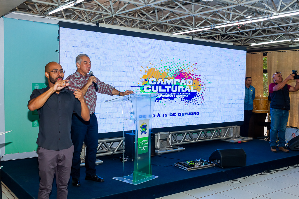 Governador de MS apresenta 2ª edição do Campão Cultural. Foto: Tero Queiroz 