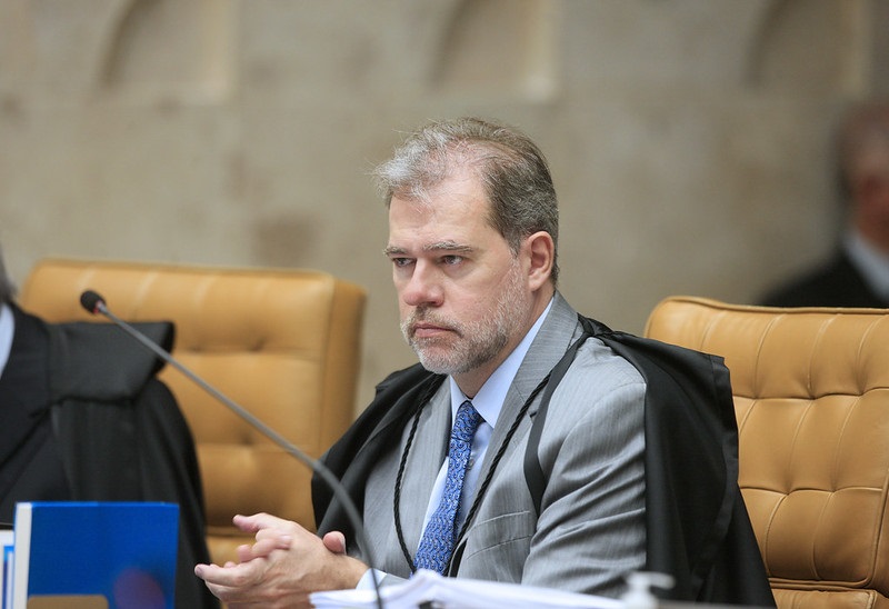 Ministro Dias Toffoli na sessão de encerramento do Ano Judiciário de 2022.  Crédito para a foto: Rosinei Coutinho/SCO/STF