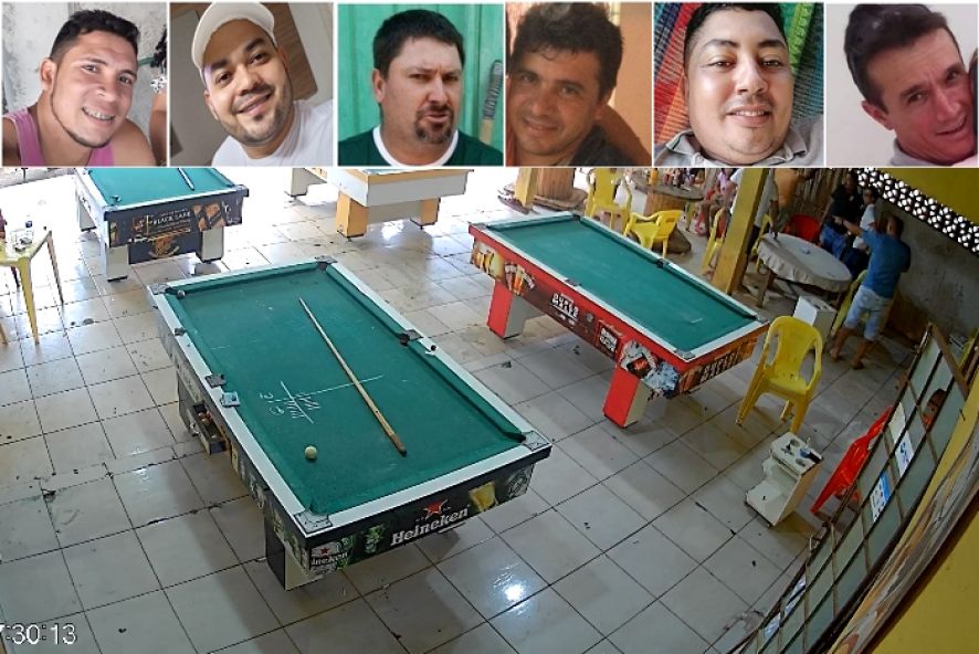 Dupla executa sete pessoas em bar após perder jogo de sinuca