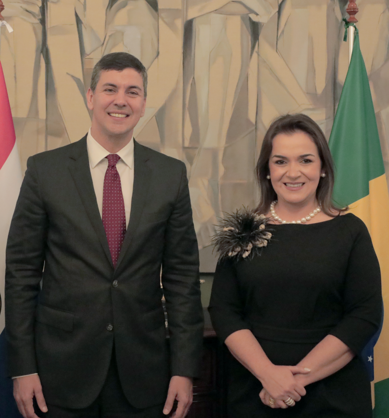 O presidente eleito do Paraguai, Santiago Pe&ntilde;a, assumiu durante o encontro, o compromisso de parceria do seu pa&iacute;s com Campo Grande. Foto: PMCG