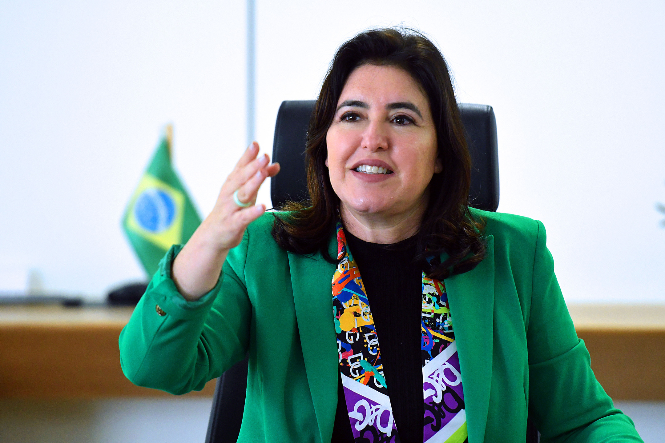 A ministra do Planejamento e Orçamento, Simone Tebet. Foto: Reprodução 