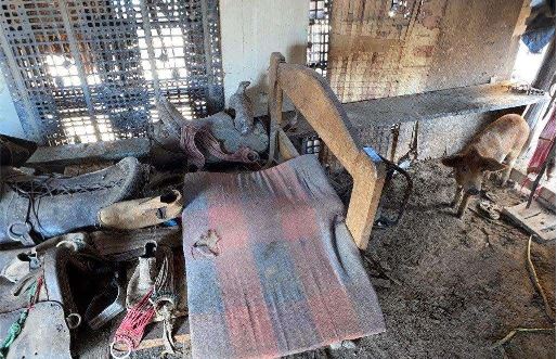 Local onde a fam&iacute;lia do trabalhador estava dormindo. Foto: MPT