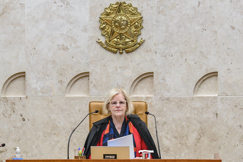 Ministra Rosa Weber preside a sessão plenária do STF. Foto: Carlos Moura/SCO/STF