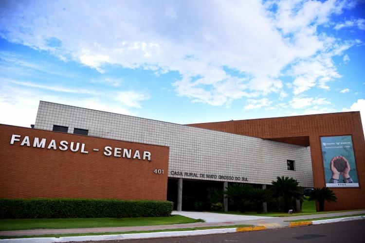 Fachada do pr&eacute;dio da Famasul na Capital sul-mato-grossense. Foto: Reprodu&ccedil;&atilde;o