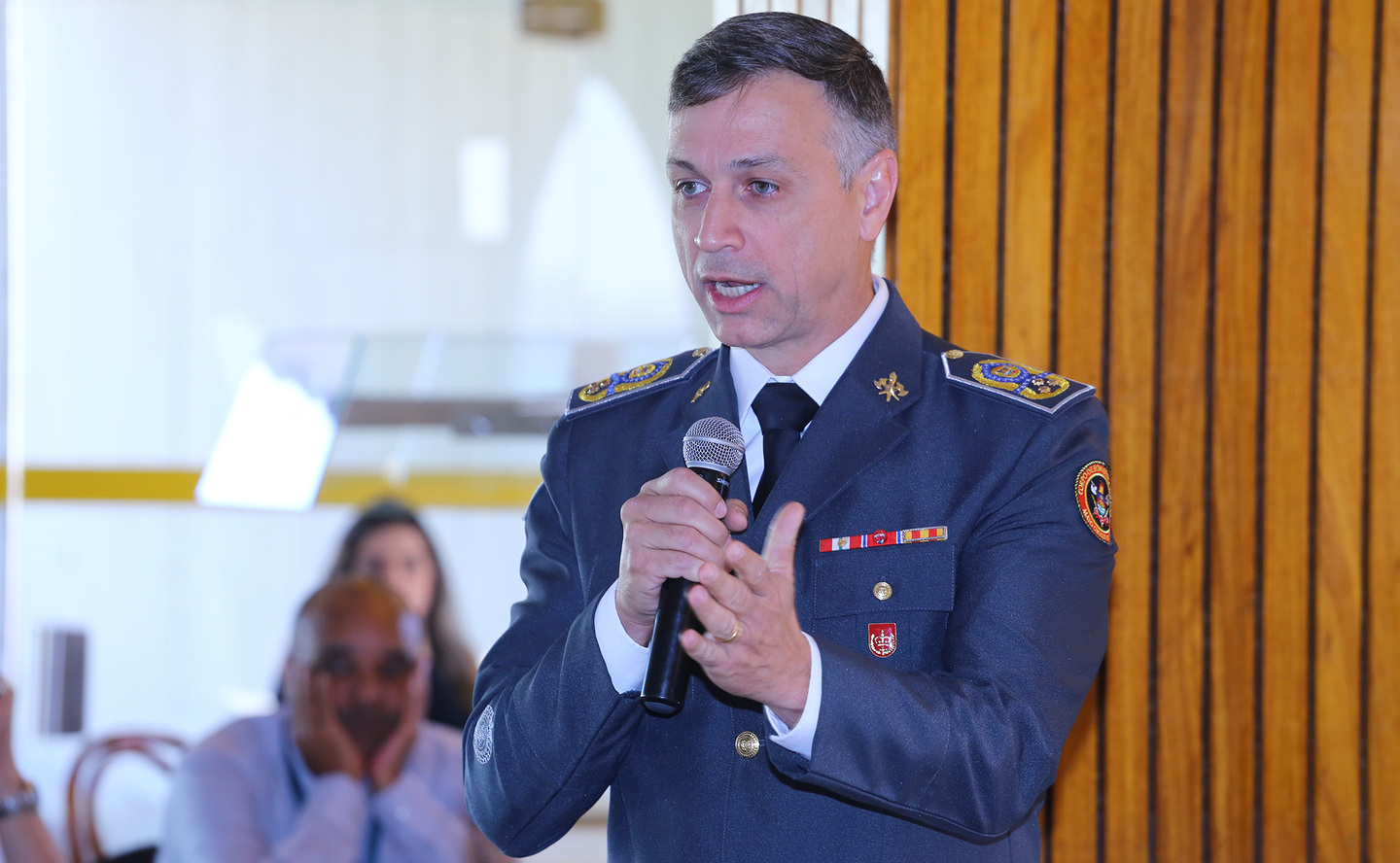 (2.ago.23) - Evento de lan&ccedil;amento teve a presen&ccedil;a do Comandante Geral do Corpo de Bombeiros de Mato Grosso do Sul, Frederico Reis Pouso Salas. Foto: Vinicius Loures | C&acirc;mara dos Deputados