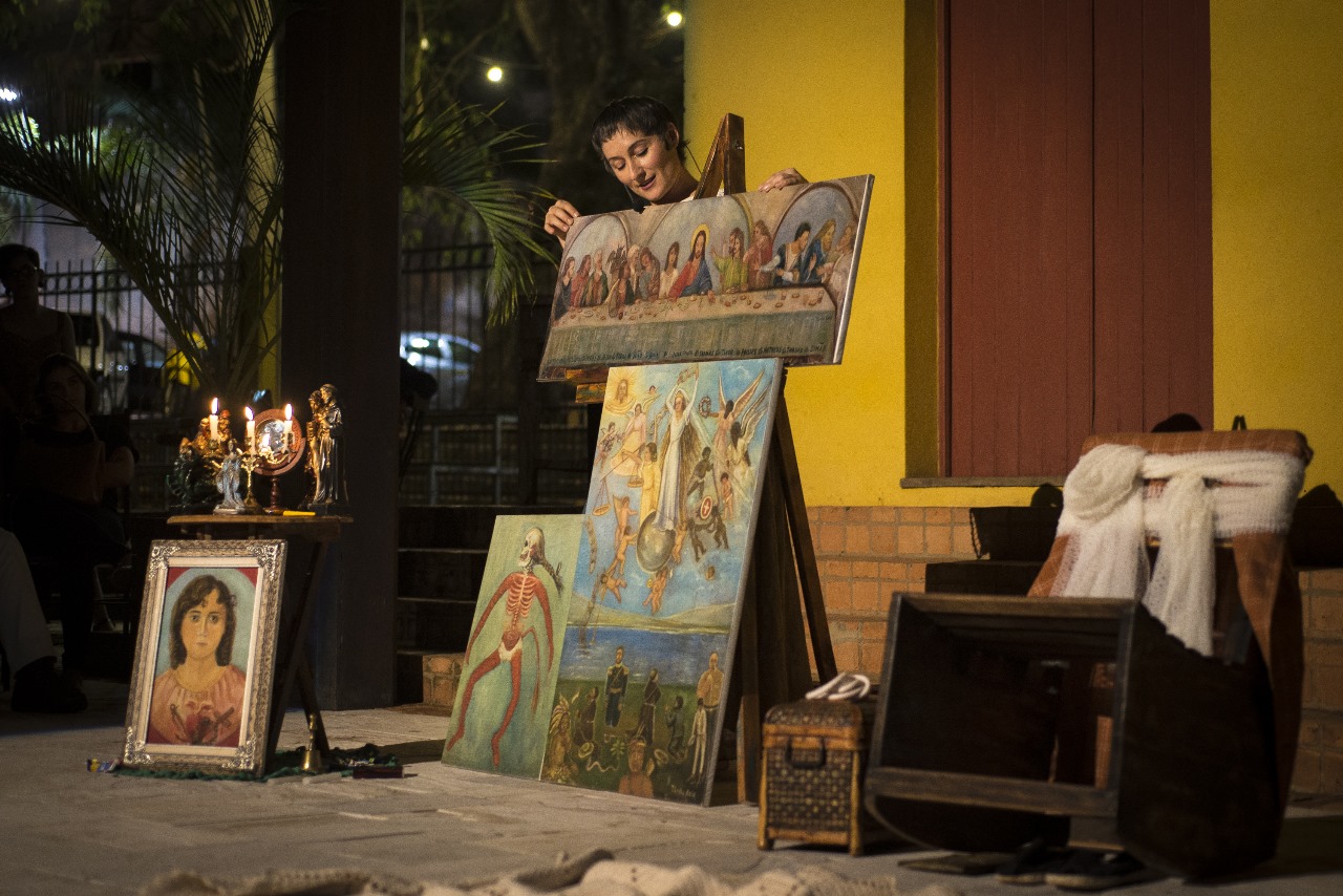 Montagem teatral em 2018 levou história de Lídia Baís aos sul-mato-grossenses. Foto: Reprodução