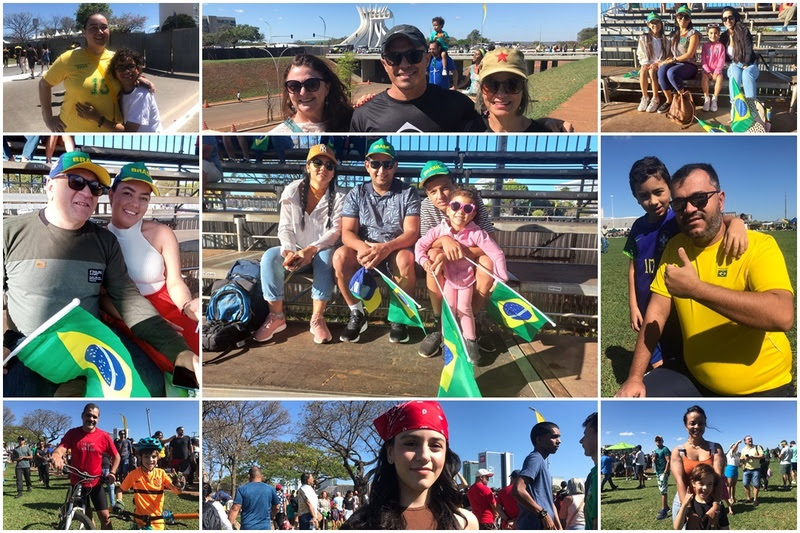 Orgulho, uni&atilde;o, democracia: valores exaltados por quem acompanhou a festa. Fotos: J&eacute;ssica Gomes, Tha&iacute;s Cust&oacute;dio e Vin&iacute;cius Neves / Secom / PR