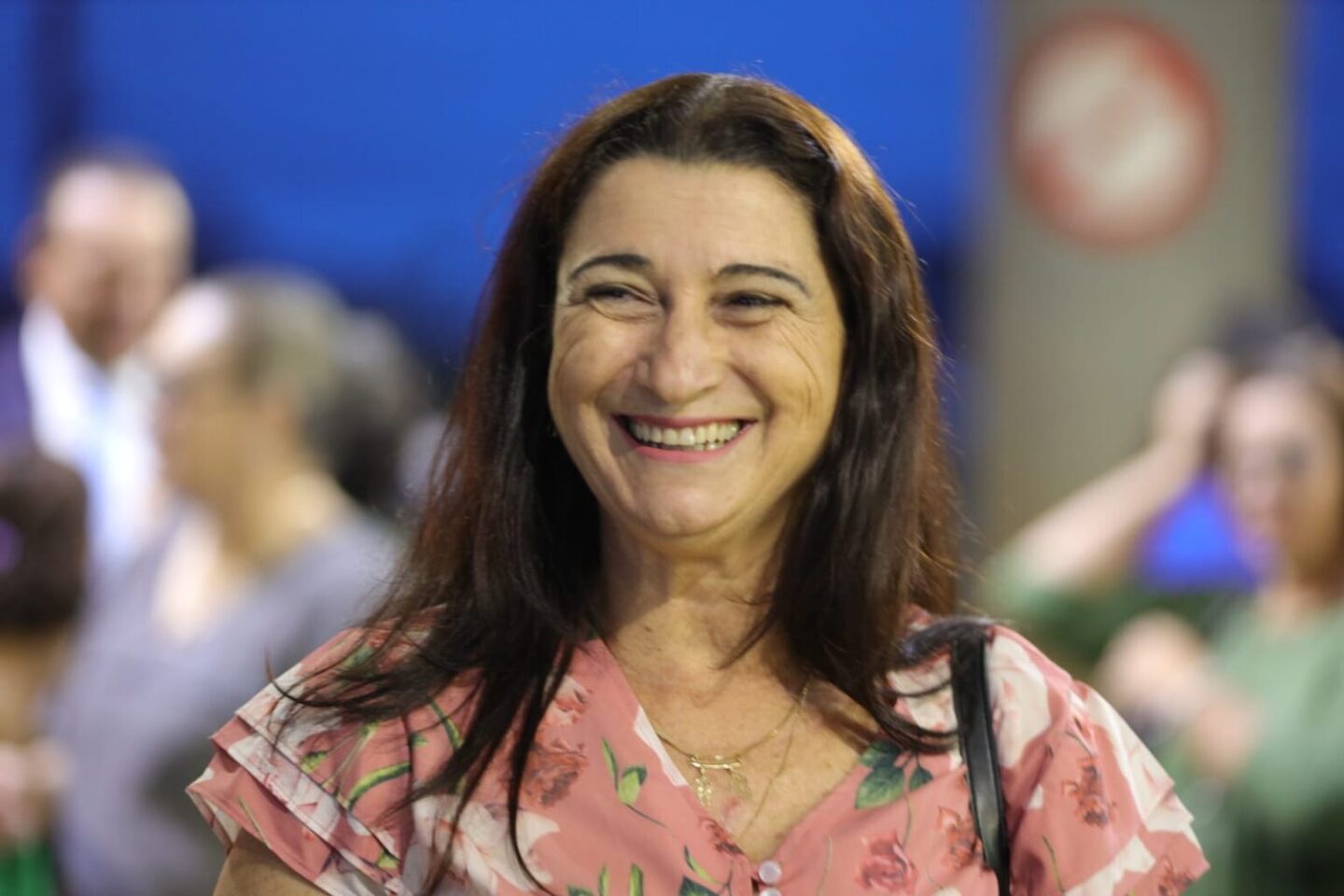 A diretora da Escola Municipal Nazira Anache, Andrelina Ranieri de Carvalho Ferreira. Foto: Reprodução