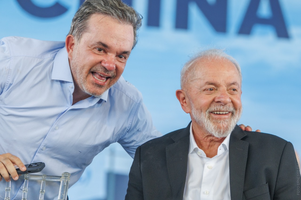 12.04.2024  - Vander Loubet e o presidente Lula. Foto: Ernesto Franco