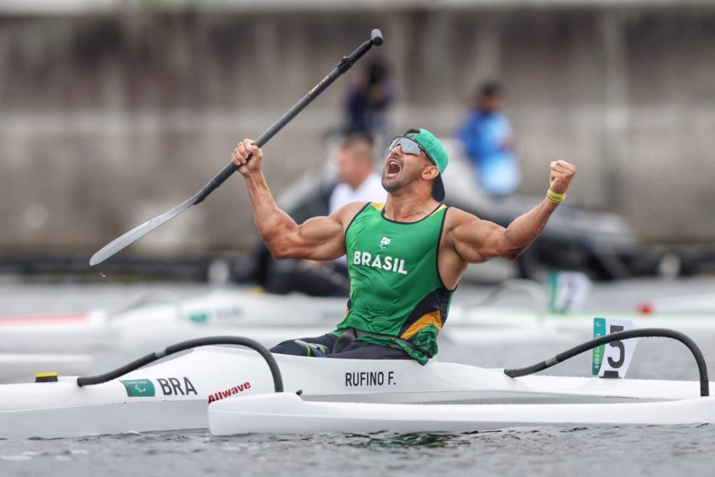 Em Tóquio, Rufino alcançou o maior feito da história da paracanoagem brasileira na Paralimpíada, conquistando o tão sonhado ouro (Foto: Miriam Jeske/CPB)