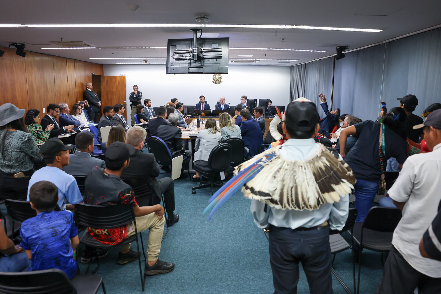 Audincia de conciliao sobre o MS 25463 (Terra Indgena ande Ru Marangatu).  Foto: Antonio Augusto/STF