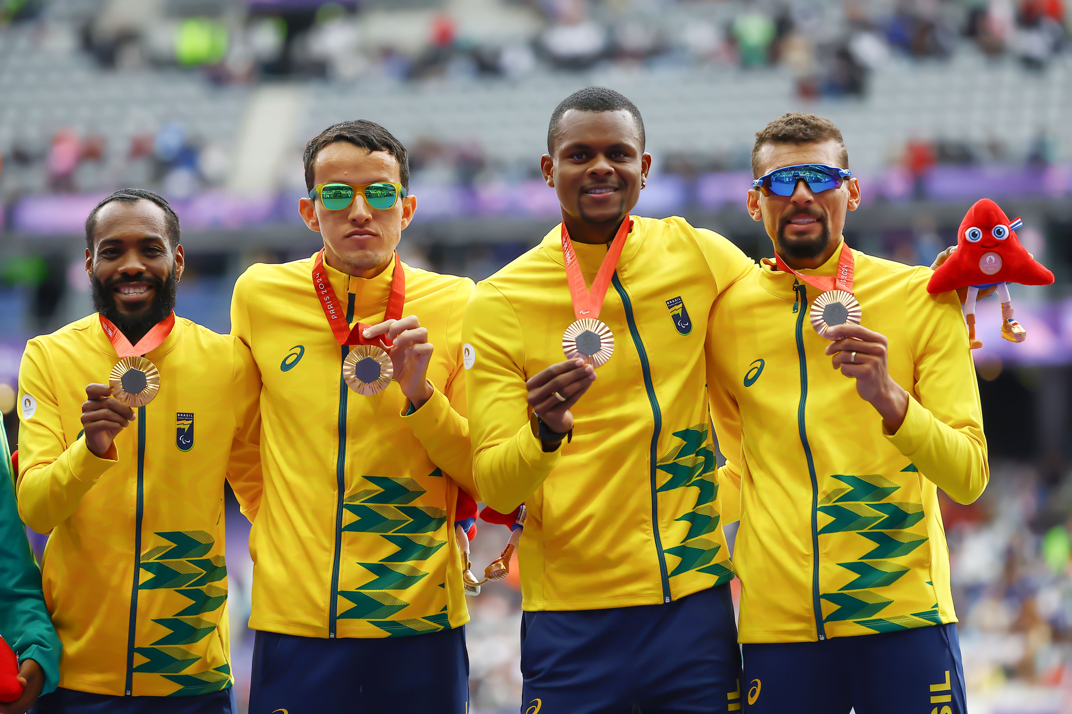 03.09.24 - Yelltsin Jacques é ouro nos Jogos Paralímpicos de Paris 2024. Foto: Silvio Avila/CPB