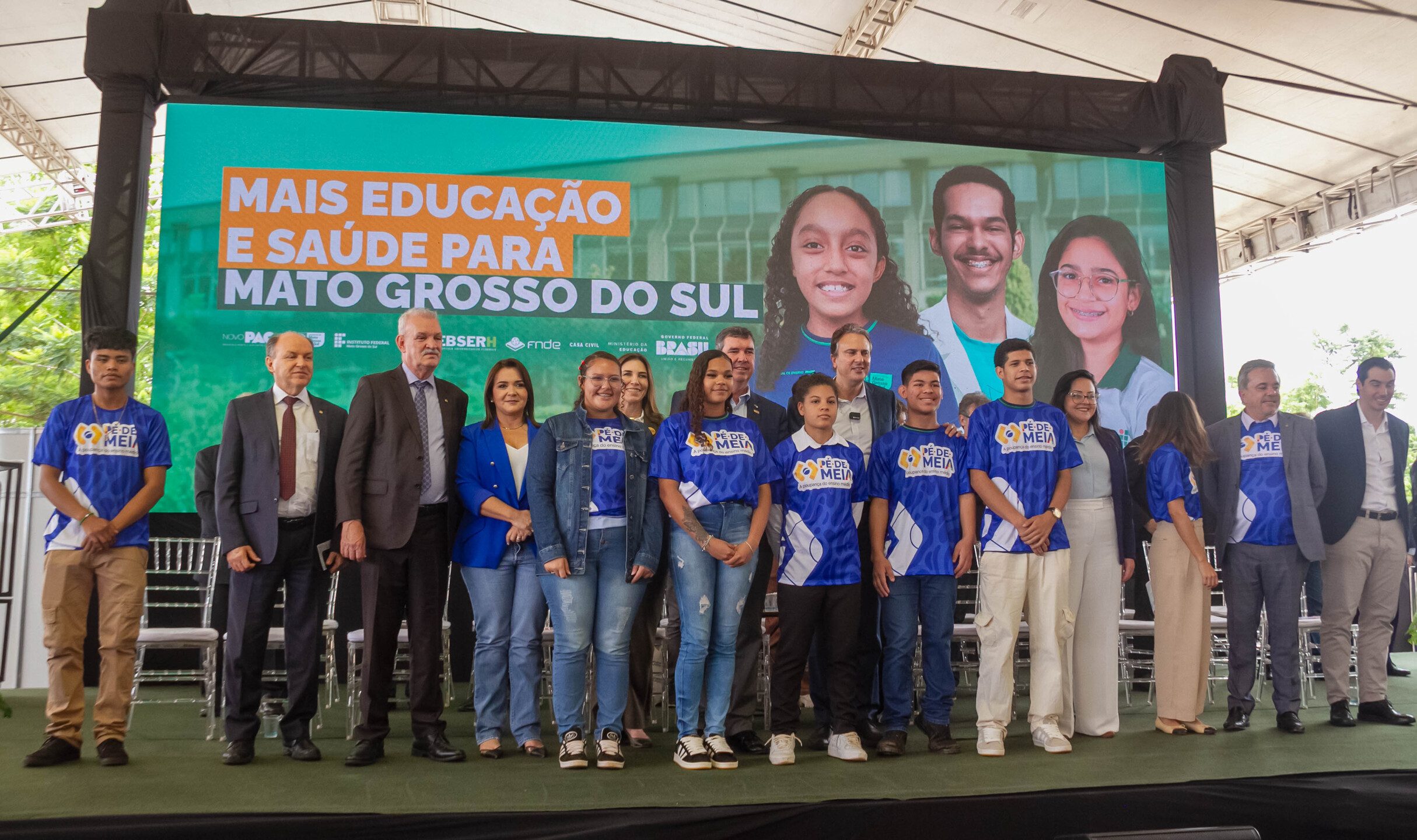 União marcou cerimônia com o ministro da Educação em Campo Grande (MS). Foto: Tero Queiroz