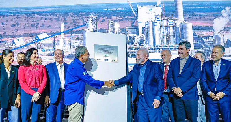 Presidente Lula inaugura maior fábrica de celulose do mundo em MS. Foto: Ricardo Stuckert / PR