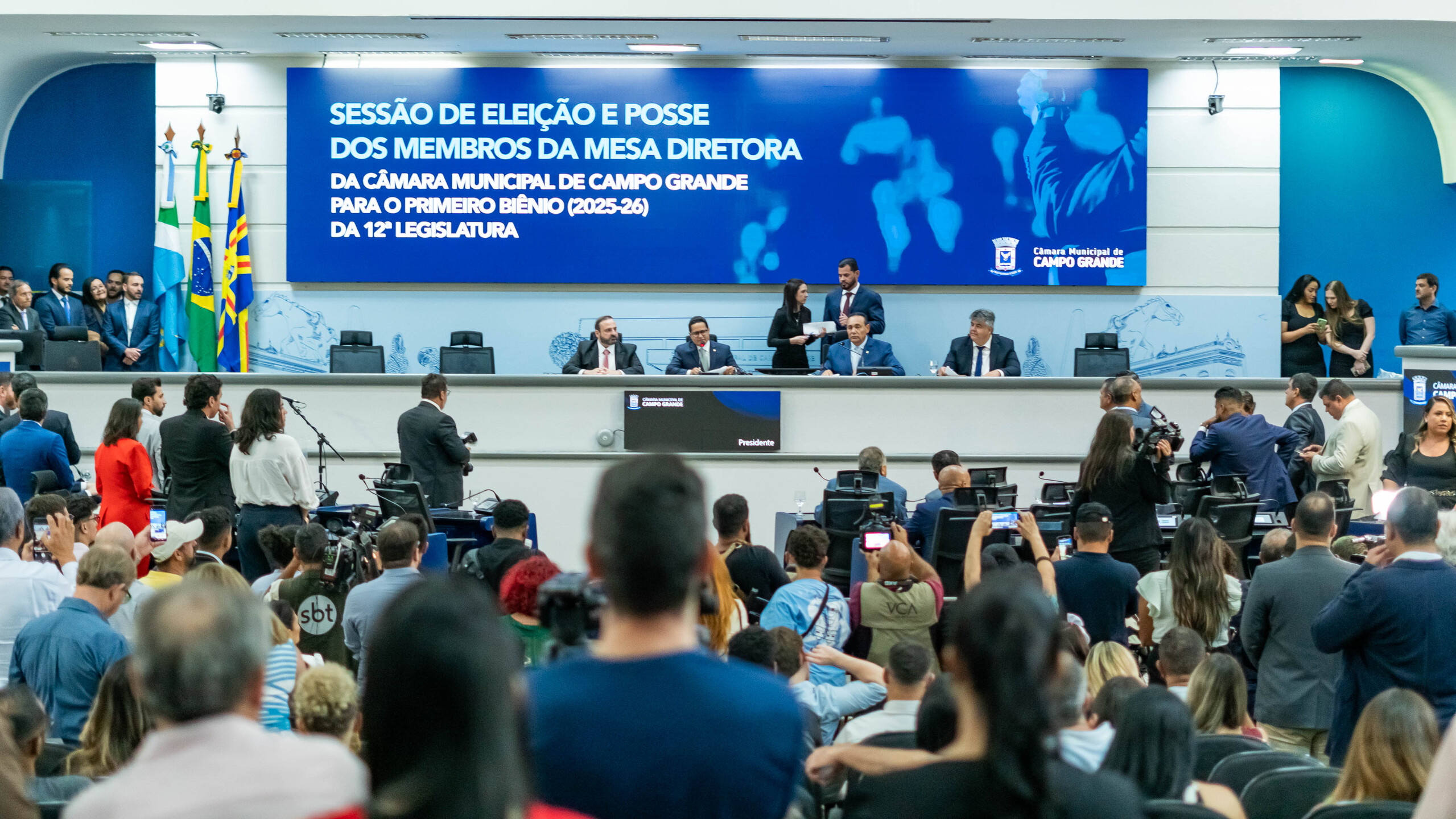 Papy é eleito presidente da Câmara Municipal em Campo Grande (MS). Foto: Tero Queiroz