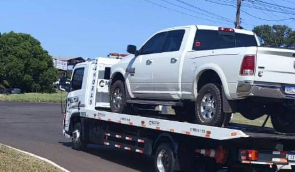 Caminhonete apreendida pertenceu ao prefeito.  