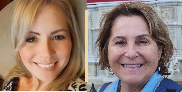 Artistas Visuais Gisele Mendonça e Rosane Bonamigo.