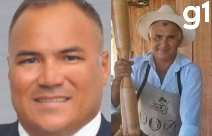 O vereador Arquimedes Dias Pedrozo (&agrave; esquerda) e o irm&atilde;o dele, Agostinho Dias Pedrozo, s&atilde;o investigados por promover passeios irregulares no Parque Estadual da Gruta da Lagoa Azul  Foto: Reprodu&ccedil;&atilde;o