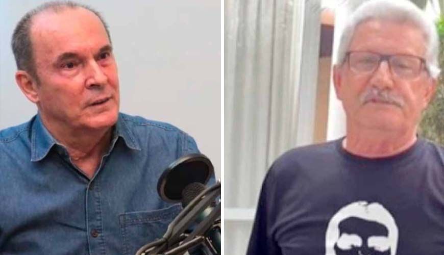 &Agrave; esquerda coronel do Ex&eacute;rcito Etevaldo e &agrave; direita An&iacute;bal Manoel  Foto: Reprodu&ccedil;&atilde;o