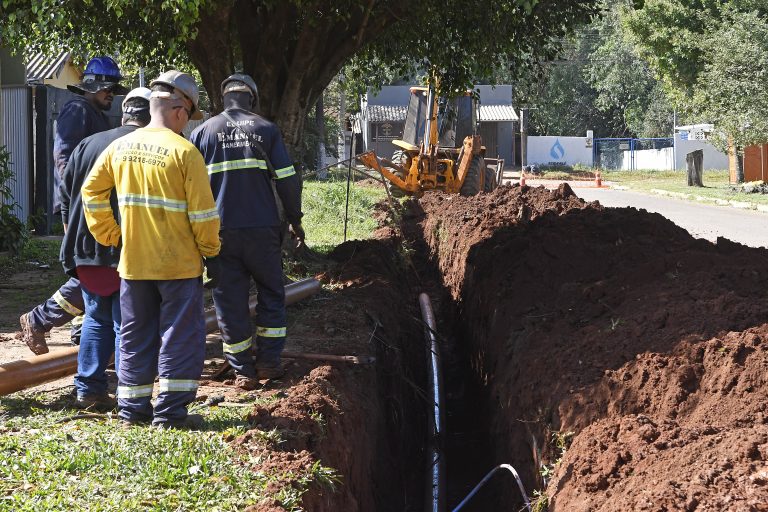 Obras em Ponta Porã. Foto: Bruno Rezende