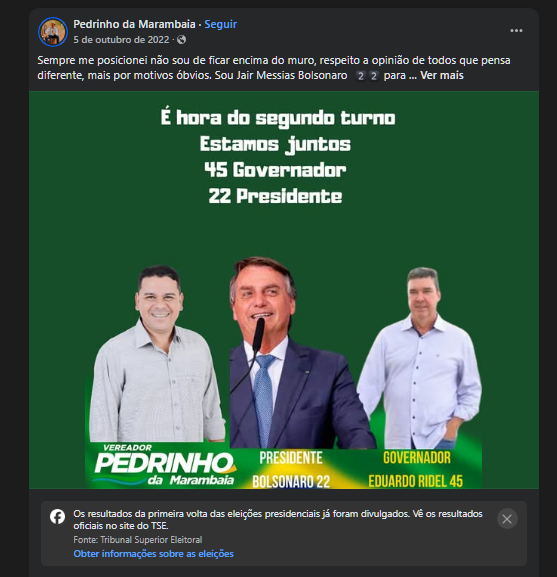 Família alvo do GAECO tem raízes fortes na relegião e Bolsonarismo. Foto: Reprodução