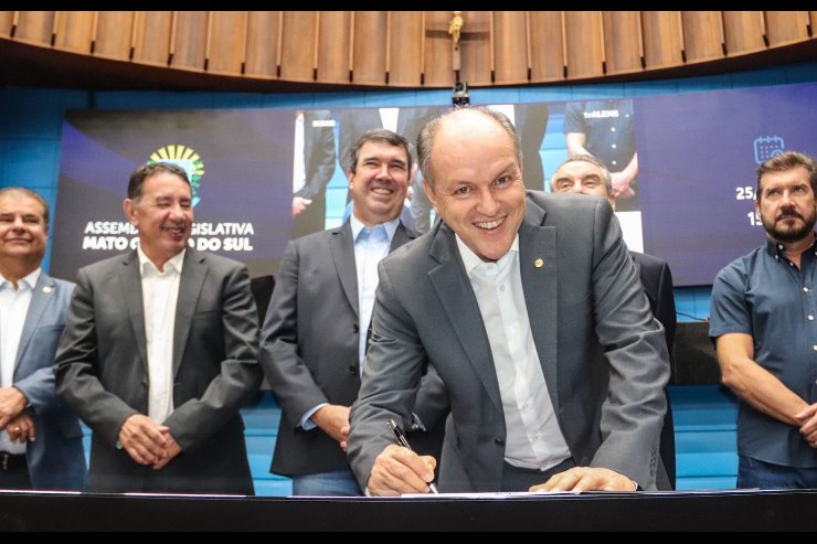 O deputado estadual Junior Mochi (MDB). Foto: Maclau Avila 