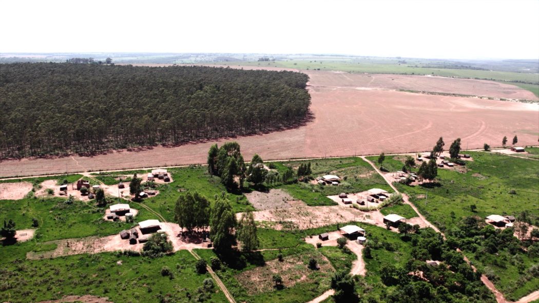 Casa da aldeia Pyelito Kue, TI Iguatemipegua I. Foto: Ruy Sposati/Cimi
