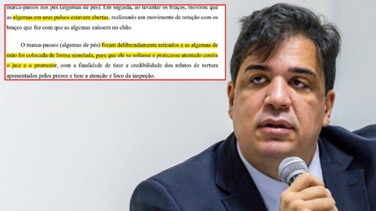 Um relat&oacute;rio oficial do Grupo de Monitoramento e Fiscaliza&ccedil;&atilde;o do Sistema Prisional (GMF) do Tribunal de Justi&ccedil;a de Mato Grosso (TJMT) aponta uma tentativa de homic&iacute;dio contra o juiz Marcos Faleiros da Silva e o promotor de Justi&ccedil;a Luiz Gustavo Mendes.