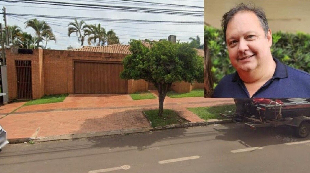 Roberto Mazzini foi assassinado por Alcides Bernal quando visitava a mans&atilde;o que pertenceu ao ex-prefeito radialista. Foto: reprodu&ccedil;&atilde;o