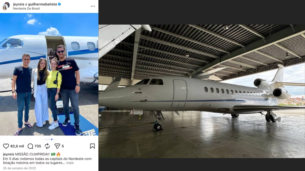 Avi&atilde;o de Daniel Vorcaro, dono do Banco Master, apreendido pela Pol&iacute;cia Federal em MG em 18 de novembro de 2025. Foto: Divulga&ccedil;&atilde;o | PF