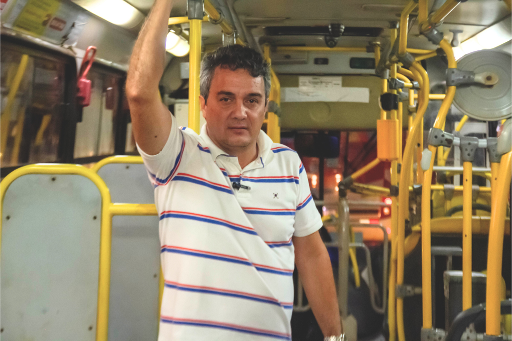 Landmark &eacute; o vereador que lutou para que todos os &ocirc;nibus do transporte coletivo de Campo Grande dispusessem de ar-condicionado. Foto: Tero Queiroz