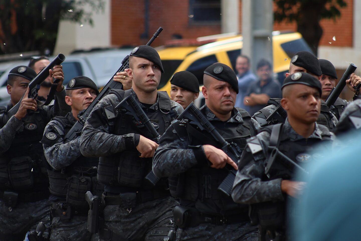 Trabalho integrado das for&ccedil;as de seguran&ccedil;a de MS (Foto: &Aacute;lvaro Rezende/Secom-MS)
