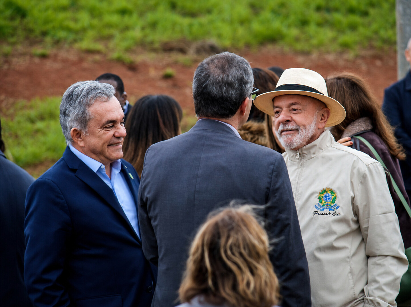 Vander e Lula durante agenda em Ponta Por&atilde; (MS). Foto: Alex Nantes