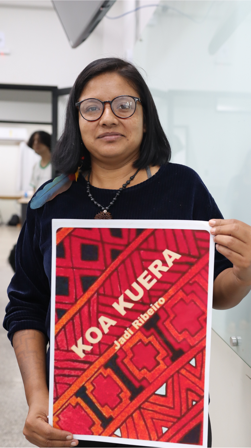  Jade Ribeiro, integrante da Koa Kuera.  Foto: Nair Gavilan | CCMS