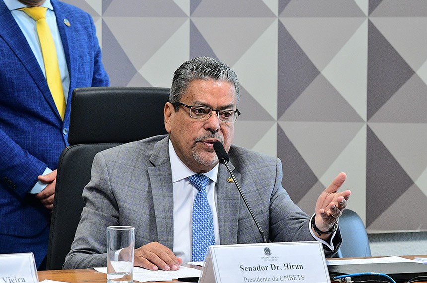 Senador Dr. Hiran. Foto: Pedro Fran&ccedil;a/Ag&ecirc;ncia Senado