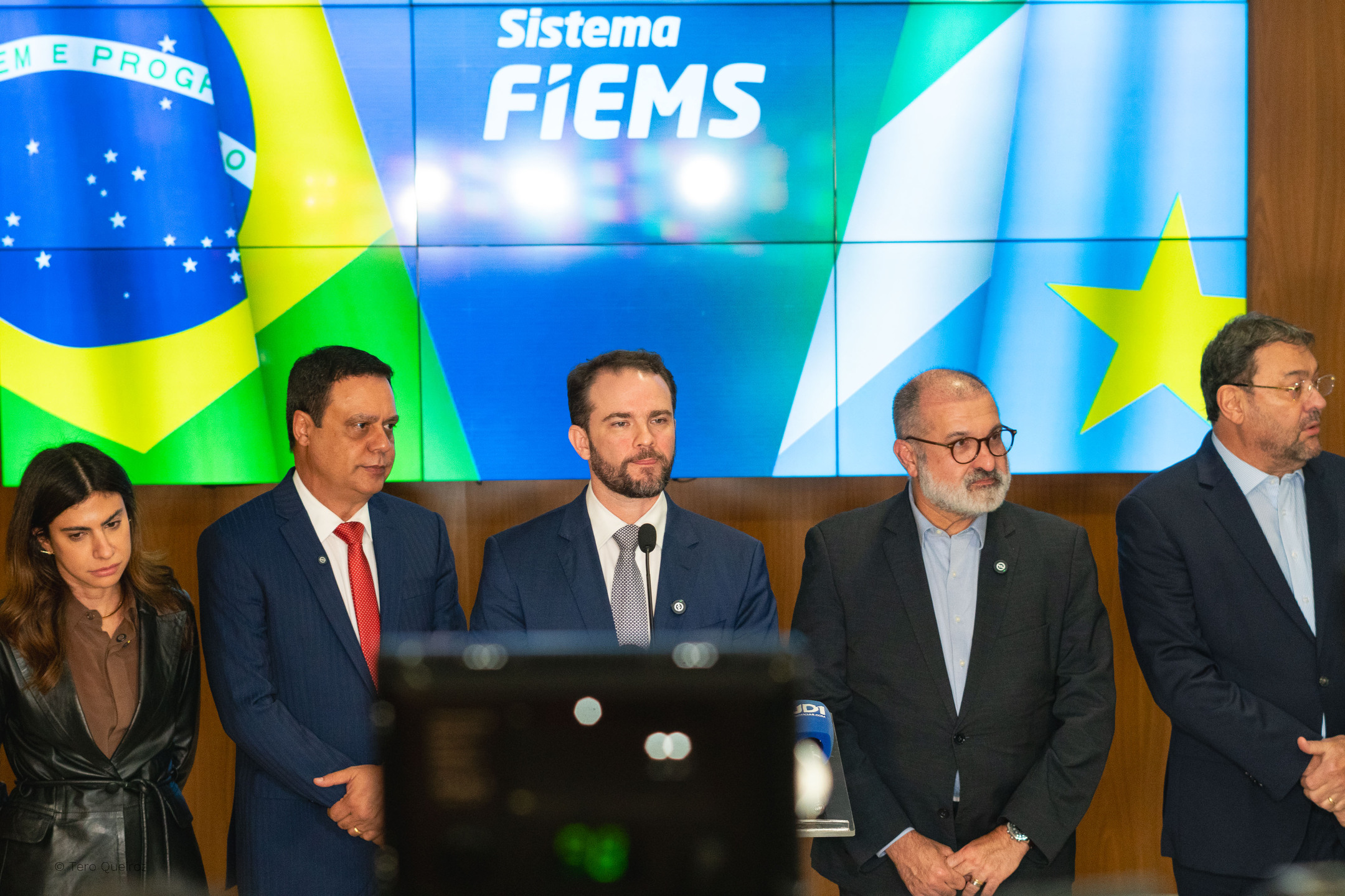 (30.jul.26) - Apesar de a deputada federal ter sido convidada para integrar a agenda, Dario Durigan parece n&atilde;o ter se envolvido quando a FIEMS barrou a participa&ccedil;&atilde;o da parlamentar. Foto: Tero Queiroz.