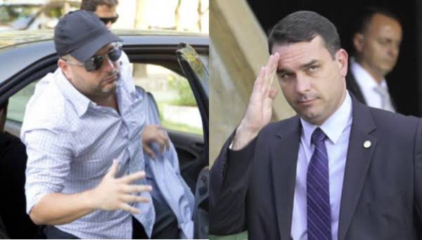 Major ligado a mil&iacute;cia e preso hoje no Rio foi homenageado por Fl&aacute;vio Bolsonaro.