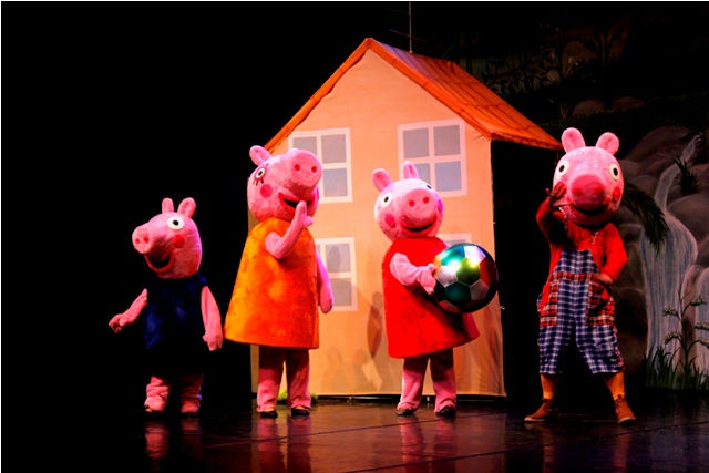 Rei Leão, Peppa Pig,Turma do Madagascar no teatro em BH