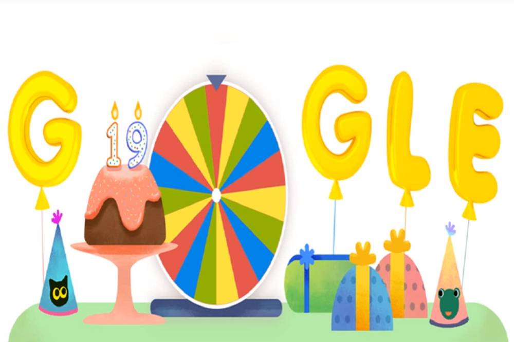 Hoje o Google completa 19 anos: Veja o Doodle especial do aniversário da  empresa